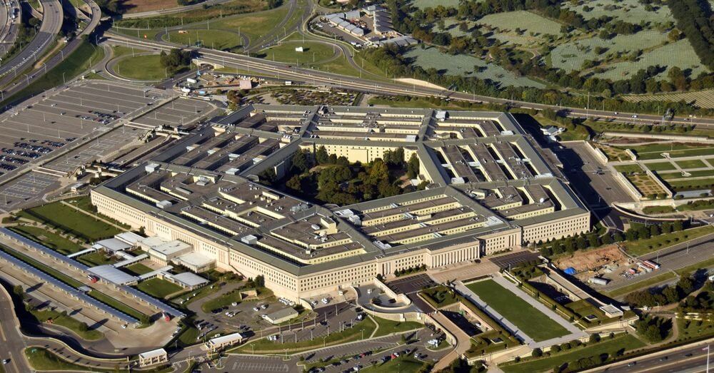 Luftbild des US Pentagon