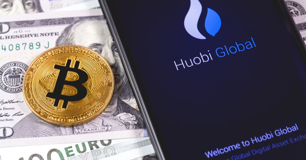 Die Huobi App mit verschiedenen Währungen