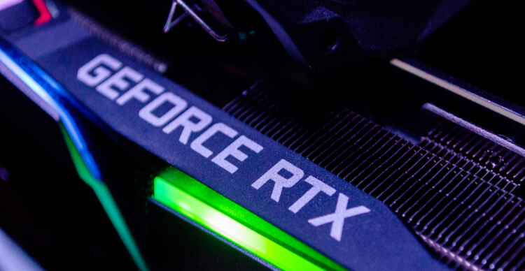 Ein Bild des GeForce RTX-Geräts von Nvidia