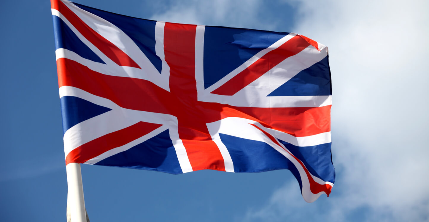 Ein Bild der britischen Flagge