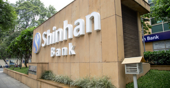 Bild von Shinhan Bank Schild