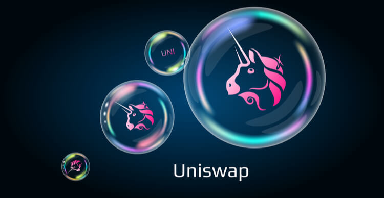 The symbol of the Uniswap token