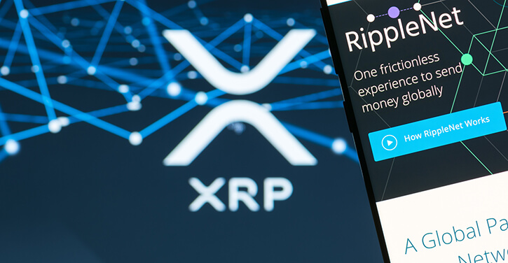 RippleNet and the XRP logo