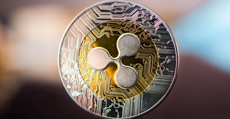 A XRP coin