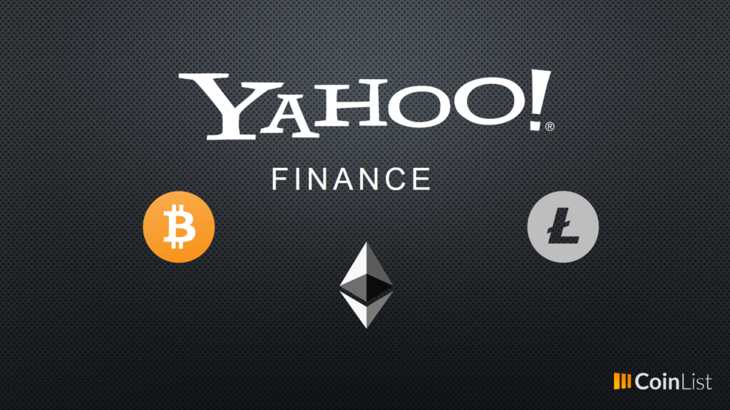 Yahoo finance agrega bitcoin, ethereum y litecoin