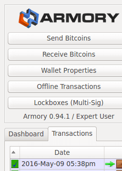 bitcoin Harmory wallet