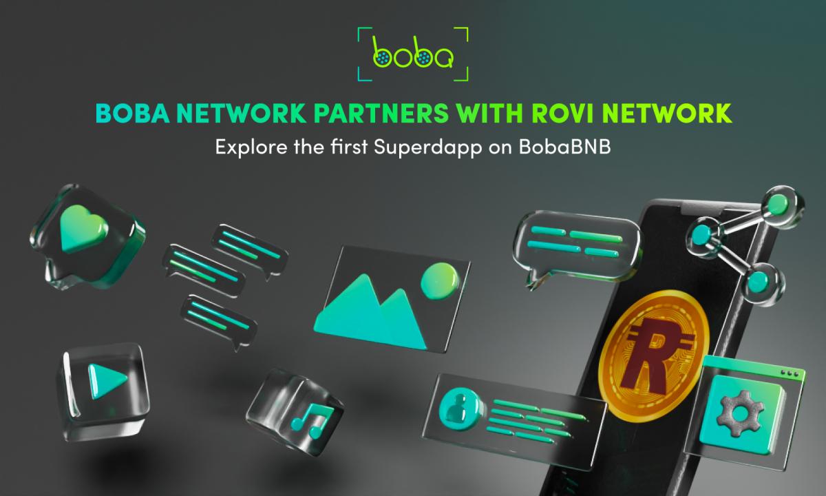 ROVI Network Integration Boosts Boba Network's Transaction Volume at a Pace of Over One Million Transactions per Month on Boba BNB Layer 2 - CoinJournal