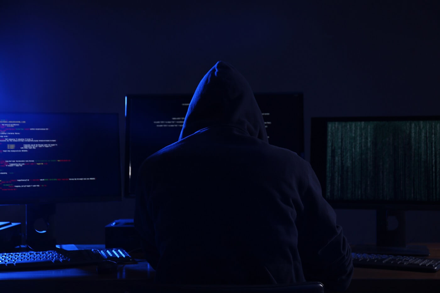 hacker dark room