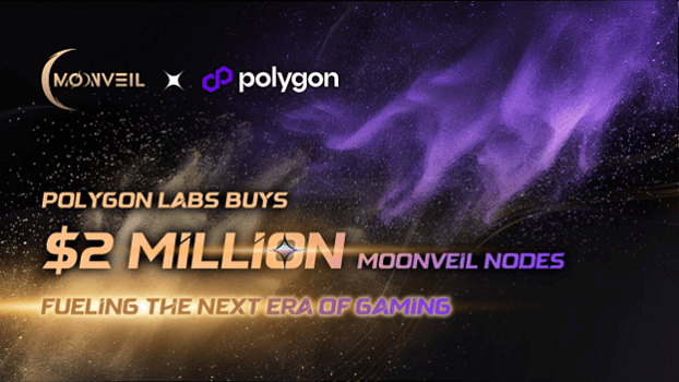 Moonveil announces node sale with $2M investment from Polygon to boost gaming