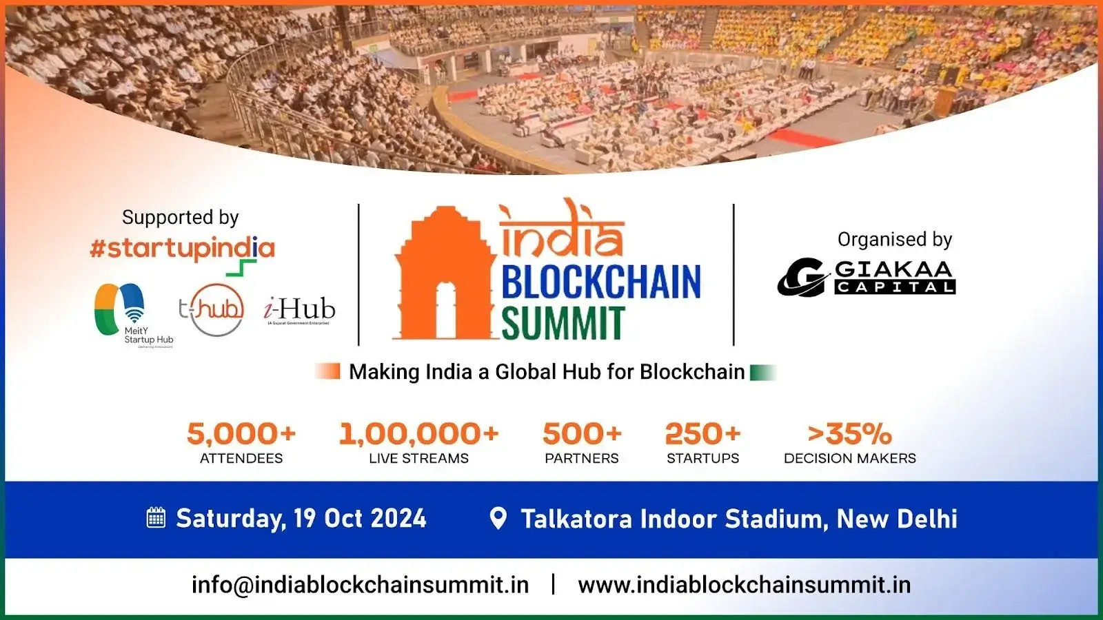 Hacer de la India un centro global para blockchain: Giakaa Capital une al sector en la India Blockchain Summit 2024 - CoinJournal