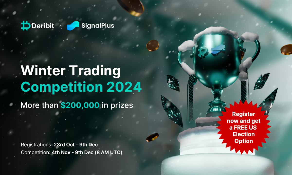 Deribit and SignalPlus Launch 0,000 Winter Trading Competition